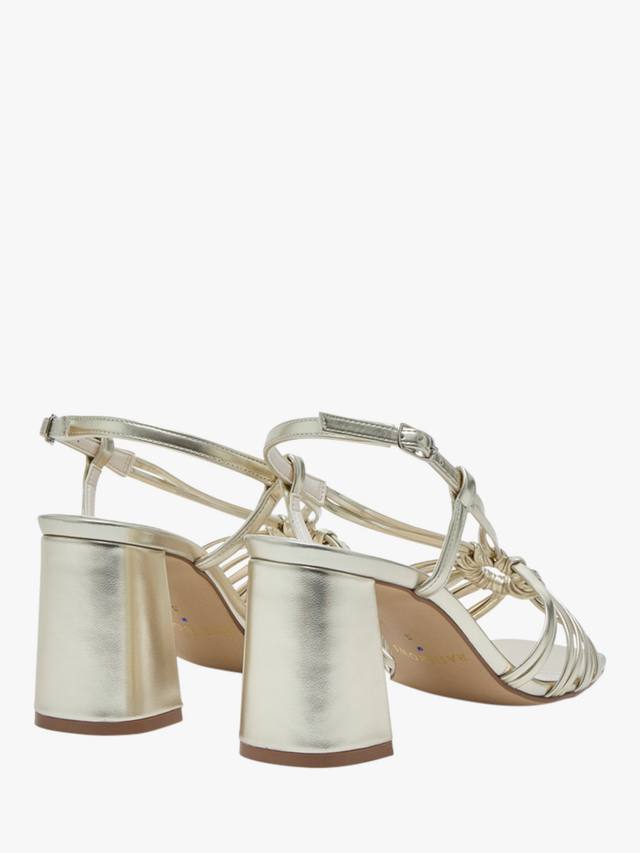 Калиста босоножки на тонких ремешках Rainbow Club, Champagne Metallic — фото 3