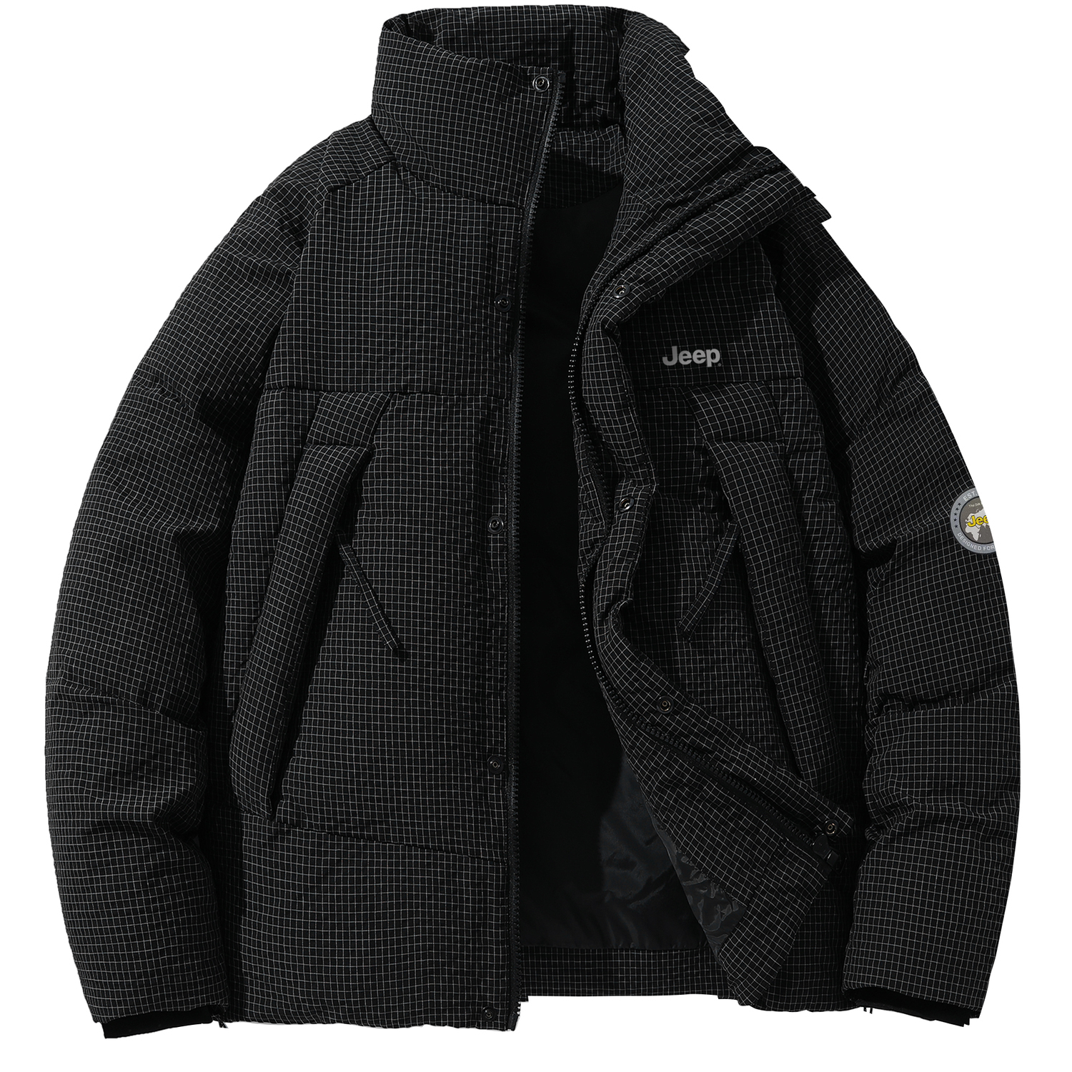 

Jeep Унисекс пуховик, Black