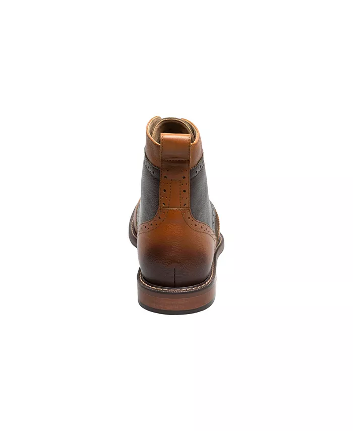 Мужские ботинки Finnegan Wingtip на шнуровке Stacy Adams, коричневый — фото 4
