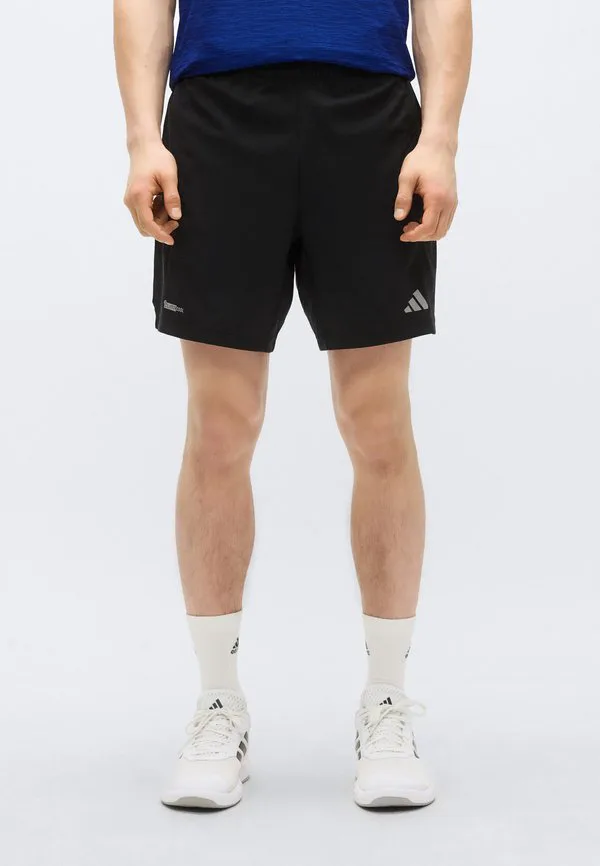 Технологическое приложение, короткие спортивные шорты Adidas Performance, Black/Carbon