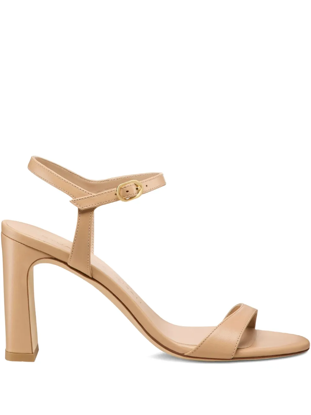 Босоножки на блочном каблуке Stuart Weitzman, нейтральный