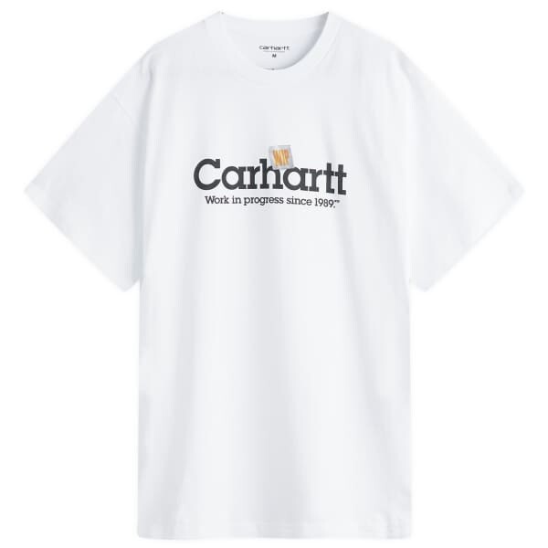 

Футболка с надписью «Label» Carhartt Wip, белый