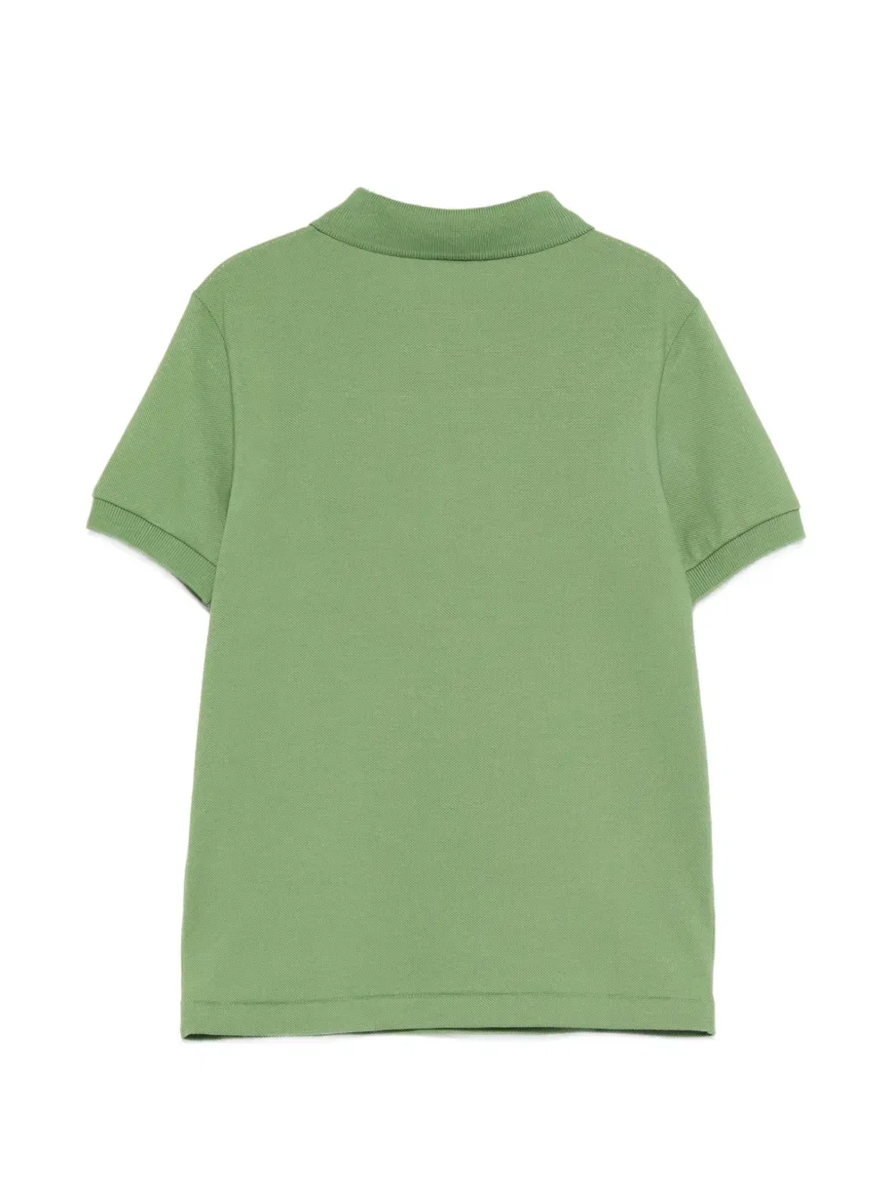 Поло-рубашка с текстурой пике Lacoste Kids, зеленый — фото 2