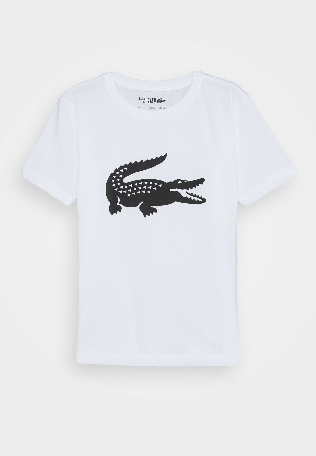 

футболка с принтом Unisex Lacoste, цвет white/black