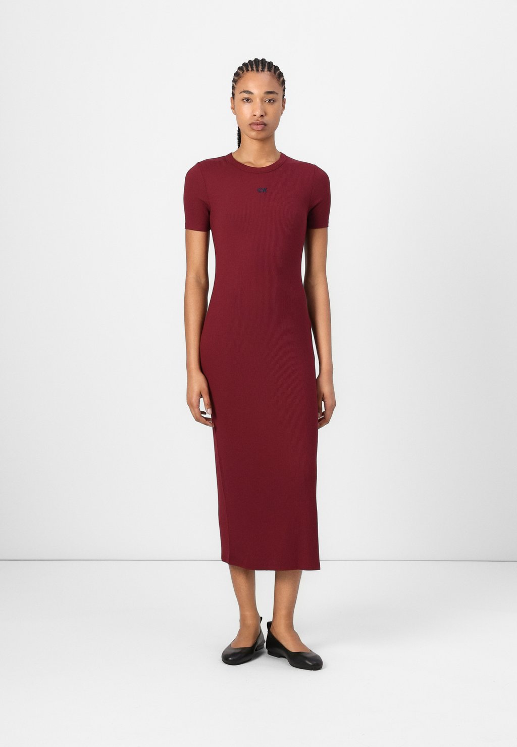 

Платье из джерси Calvin Klein Jeans, бургундия