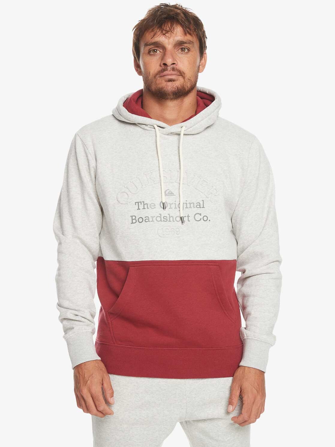 

Толстовка Quiksilver EMBOSS HOODIE, серый