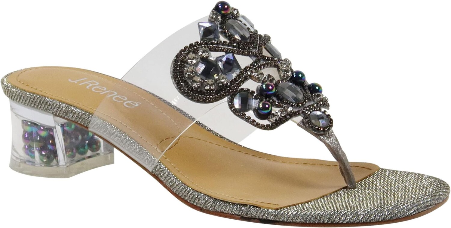 

Туфли J. Renee Maribela, цвет Clear/Pewter