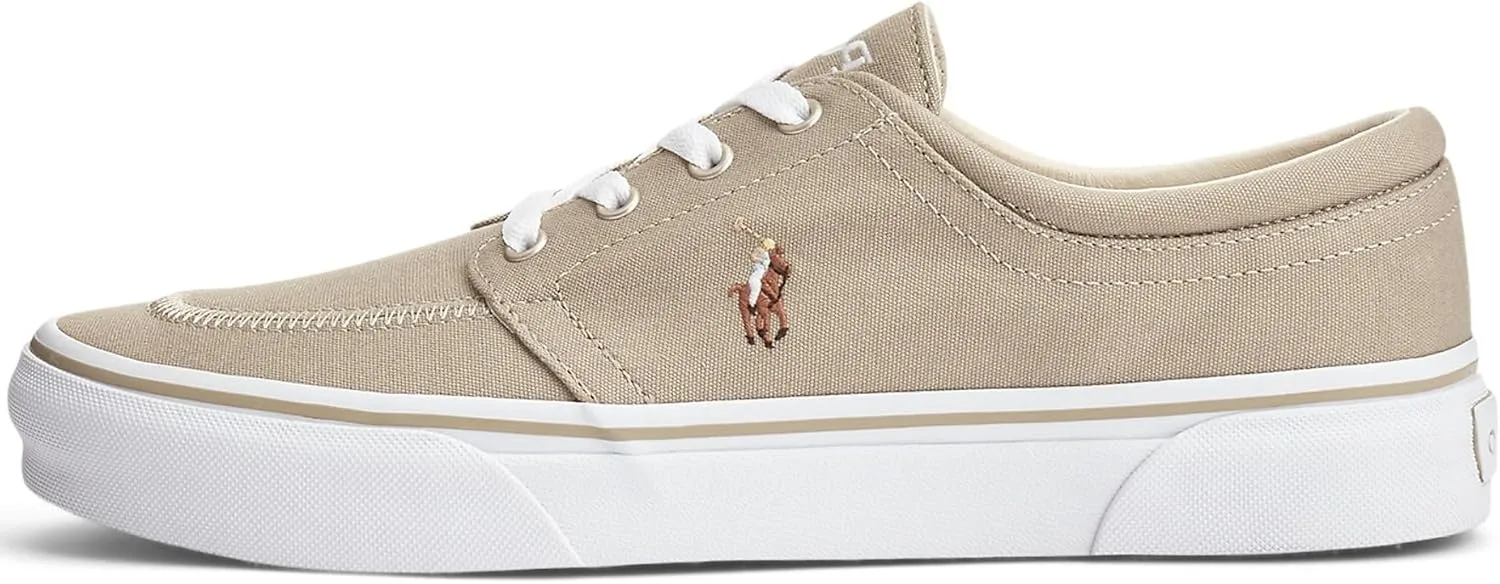 Низкие кроссовки Polo Ralph Lauren Faxon, хаки — фото 3