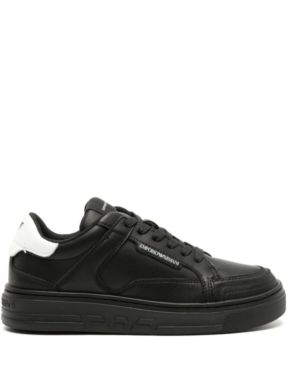 Emporio Armani кроссовки с логотипом, черный