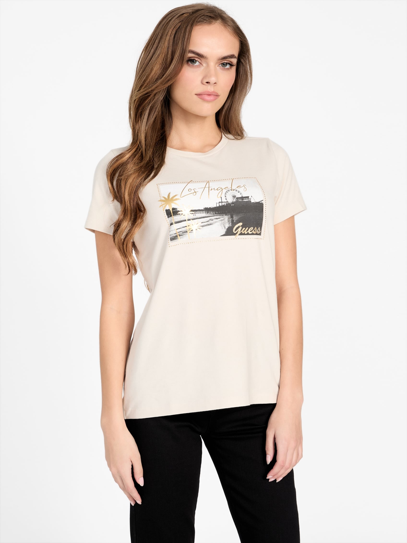 

Футболка Eco Jetset с принтом Guess Factory, Over Night Oats