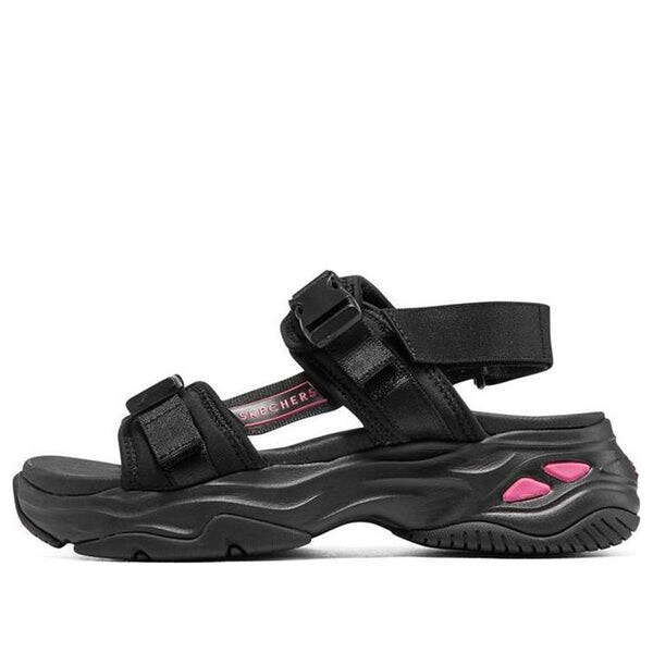 Сандалии d'lites 4.0 sandals 'black pink' Skechers, черный