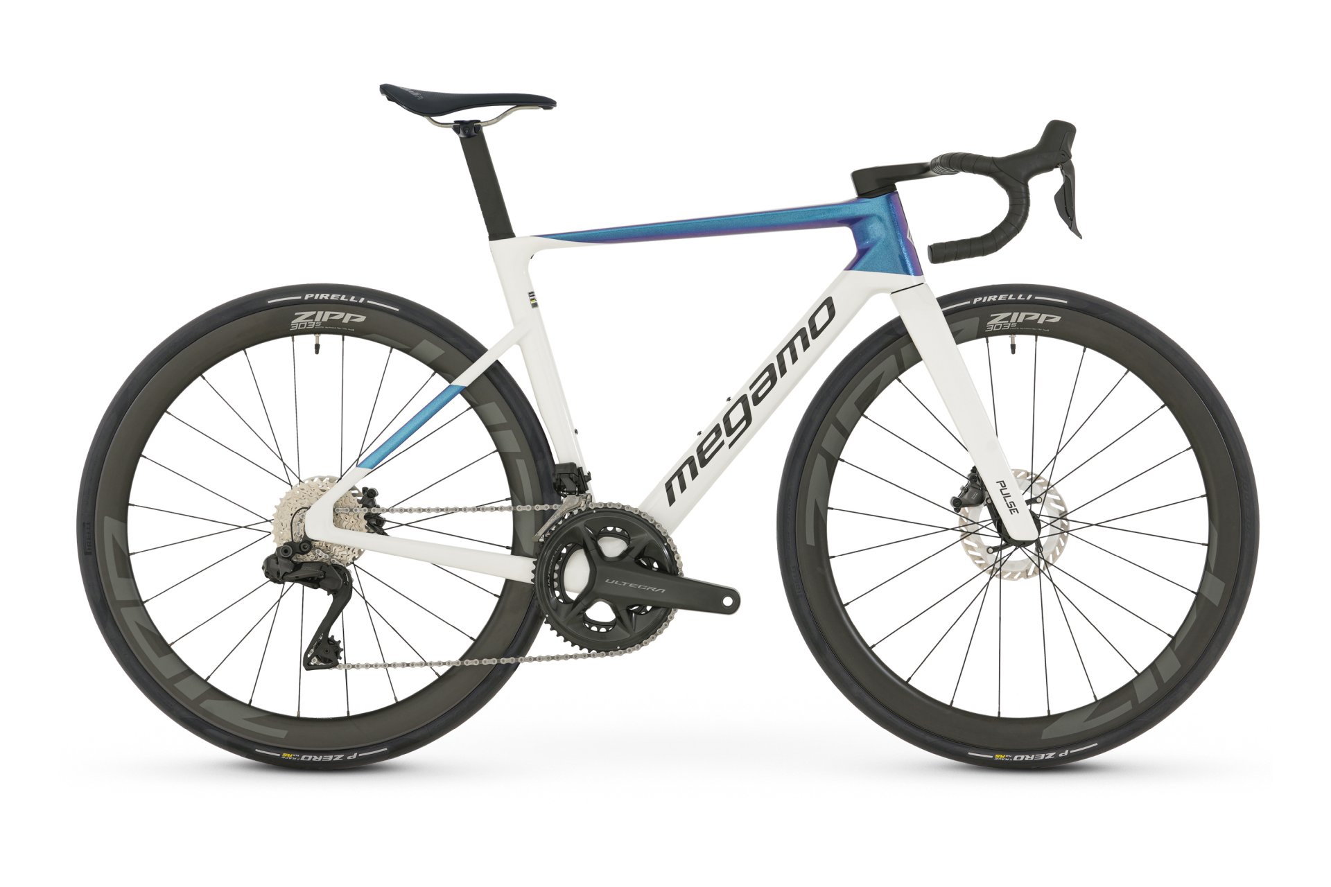 

Шоссейный велосипед Megamo Pulse 05 cw - 28 дюймов - diamant - 2026, weiß | white blue