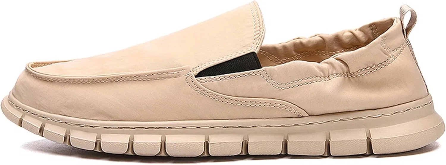 Лоферы кожаные повседневные мужские Moccasin Luxury Classic Brown Asifn