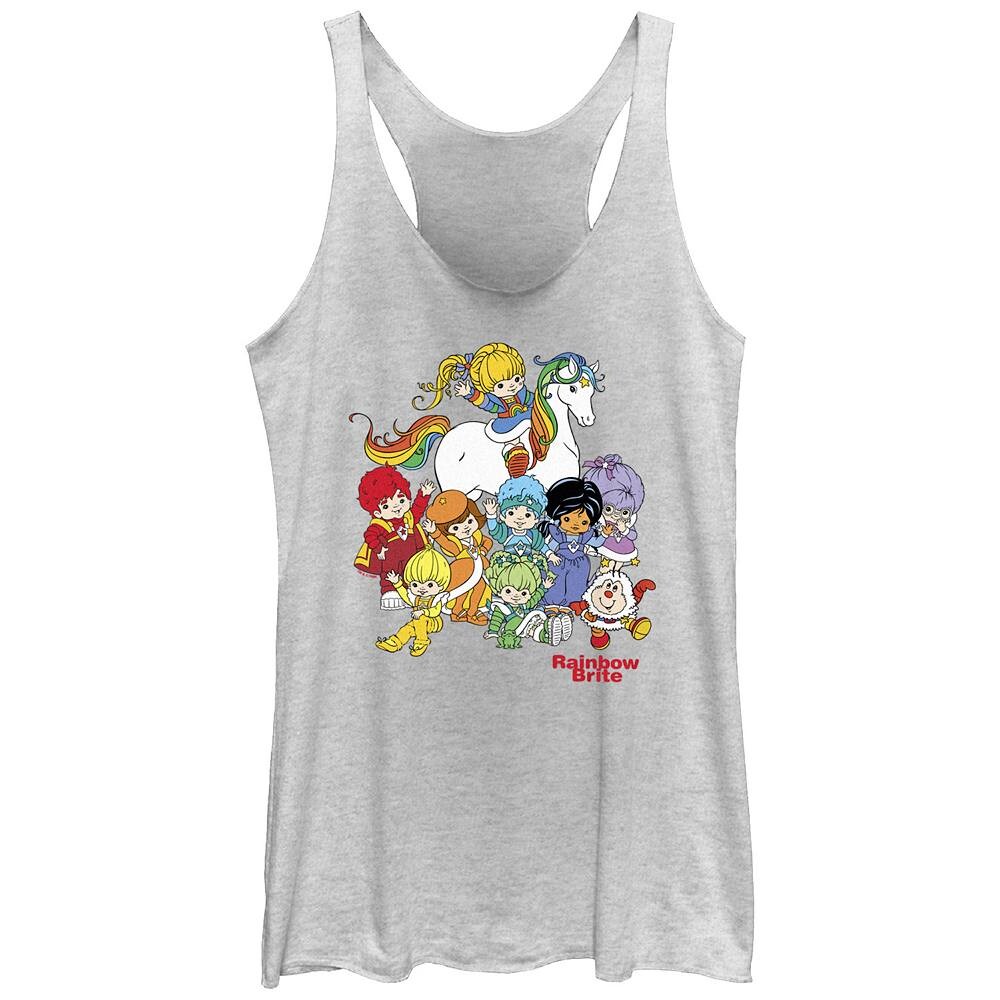 

Юниорская майка Rainbow Brite And Friends с рисунком Racerback Licensed Character, цвет White Heather