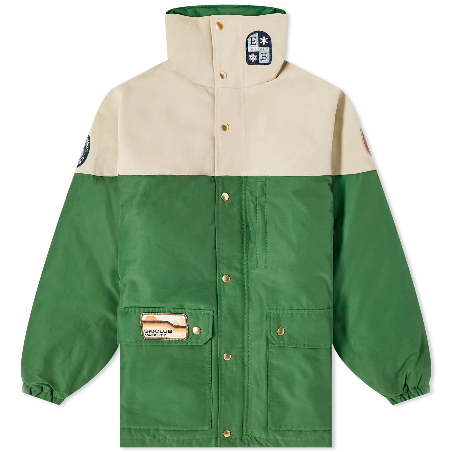 

Куртка End. X Clarks Originals X Beams Plus Down, зеленый