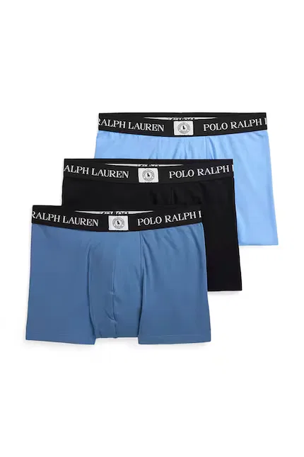 Боксеры 3 шт хлопок Polo Ralph Lauren, синий