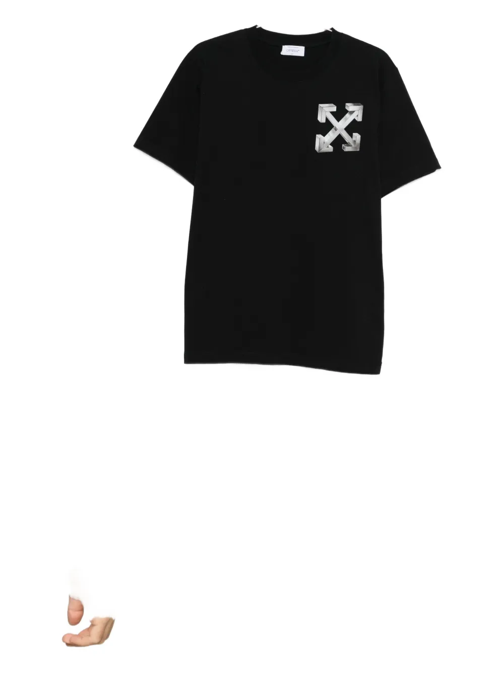 

Футболка с принтом в виде стрелы OFF-WHITE, черный