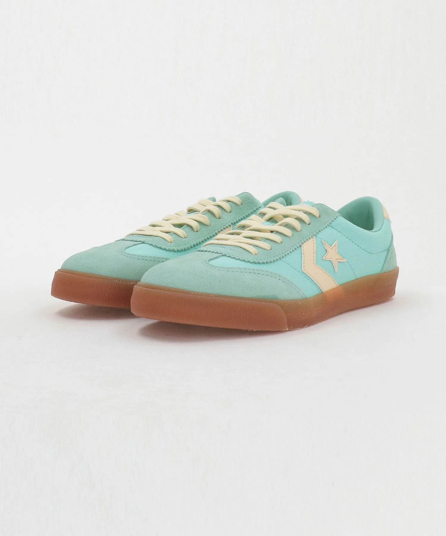 Мужские кроссовки из канвы и замши Road Classic SK OX CONVERSE светло-голубые — фото 2