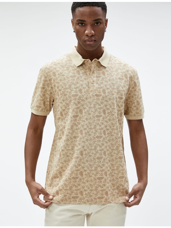 

Поло KOTON T shirt, цвет beige gemustert