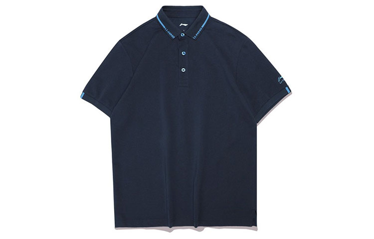 

LINING Поло для мужчин Dark Iris Blue