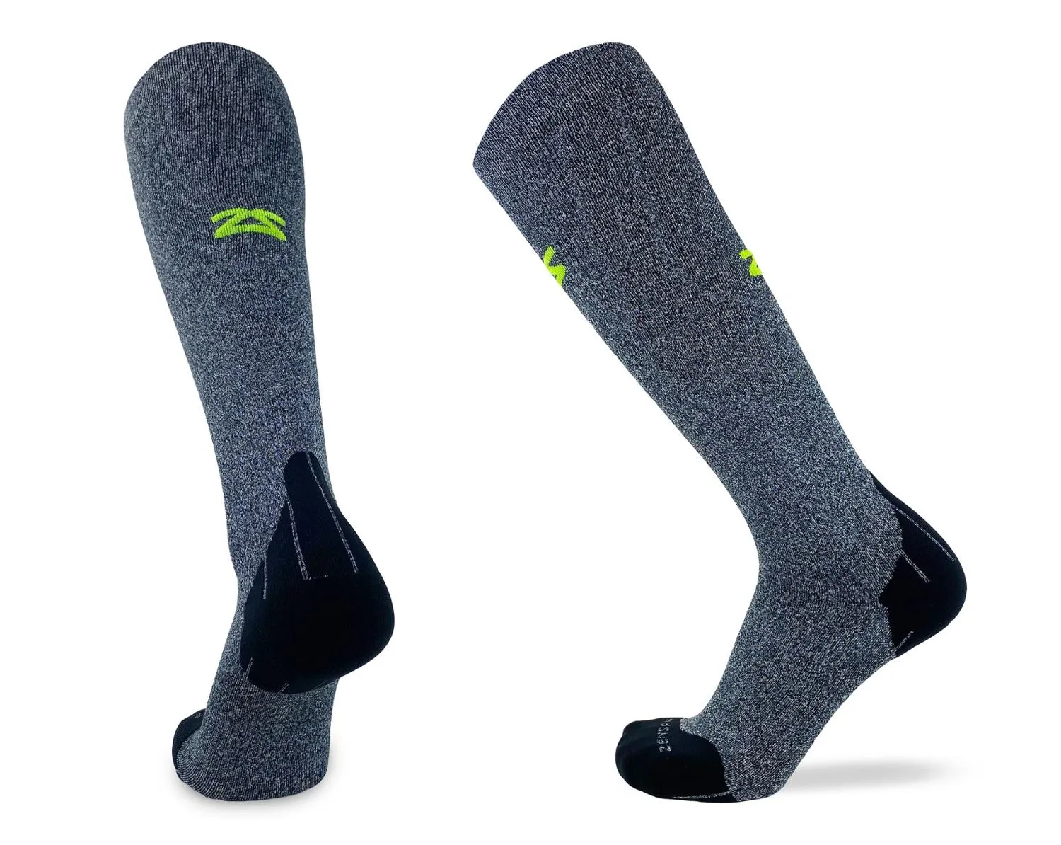 

Компрессионные носки Zensah, Heather Grey