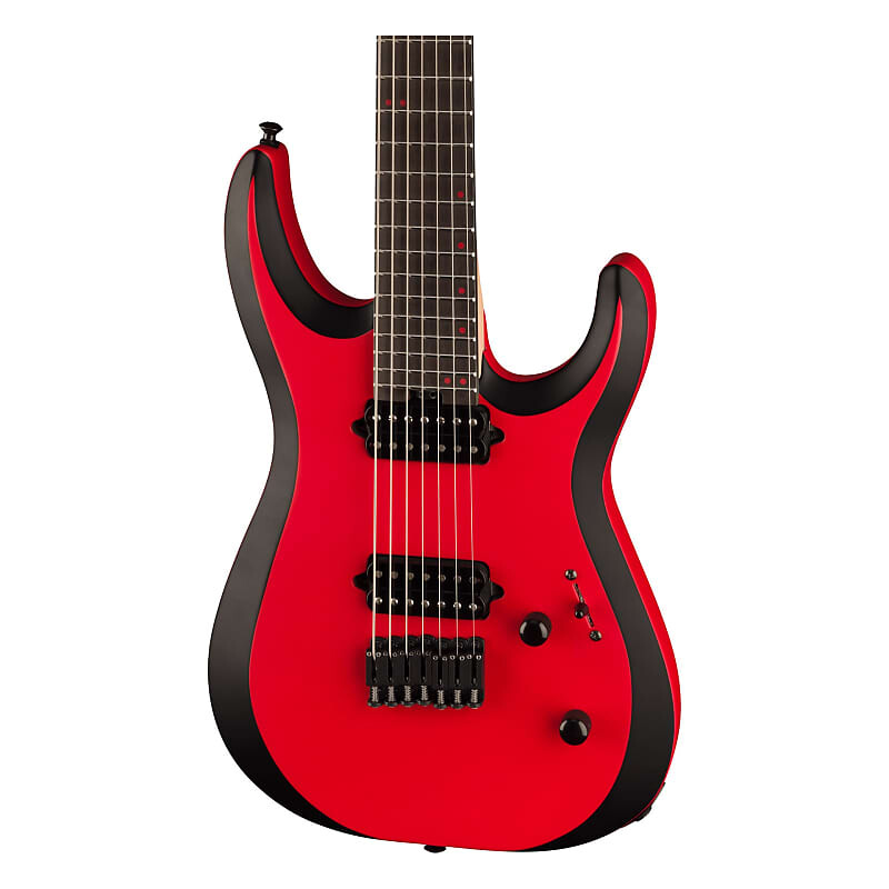 

Электрогитара Jackson Pro Plus Series DK Modern MDK7 HT - Satin Red with Black Bevels