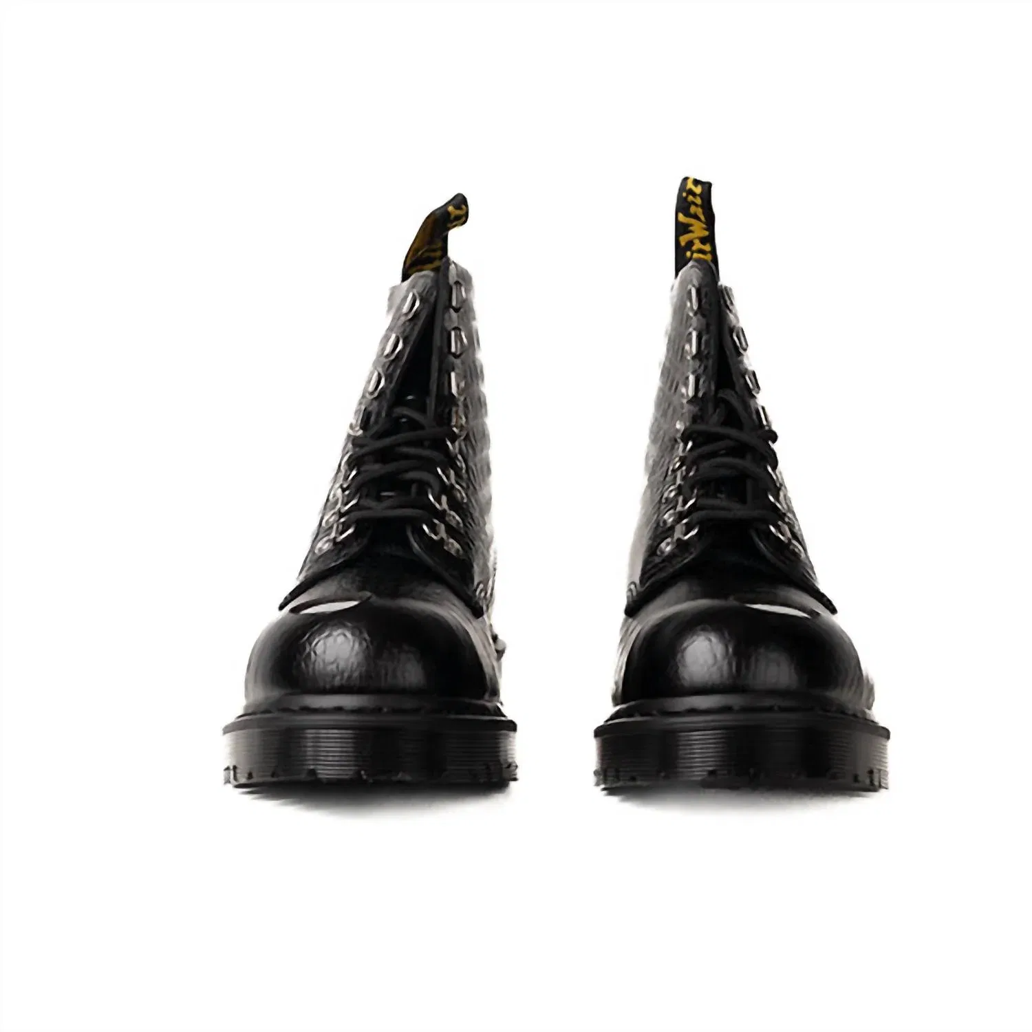 Dr Martens Мужские ботинки 1460 Pascal со стальным носком, цвет аналин, с тиснением под крокодиловую кожу — фото 3