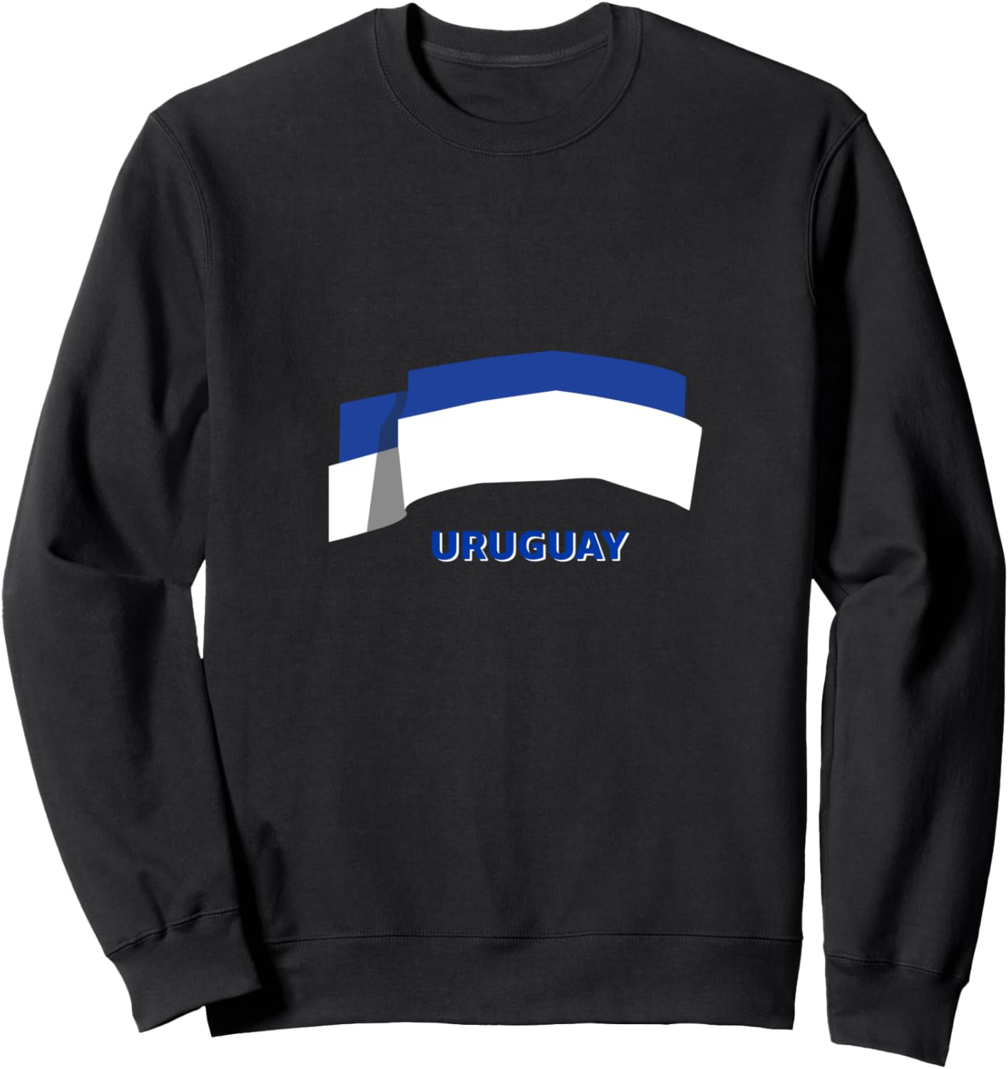 

Толстовка с флагом Уругвая Uruguay, черный