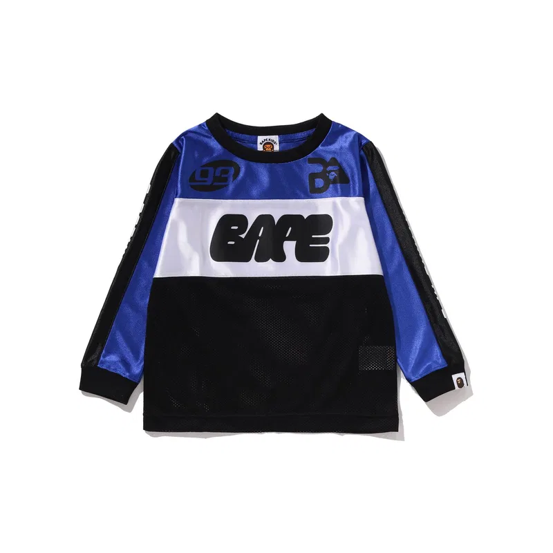Футболка A BATHING APE для детей 3-7 лет синяя