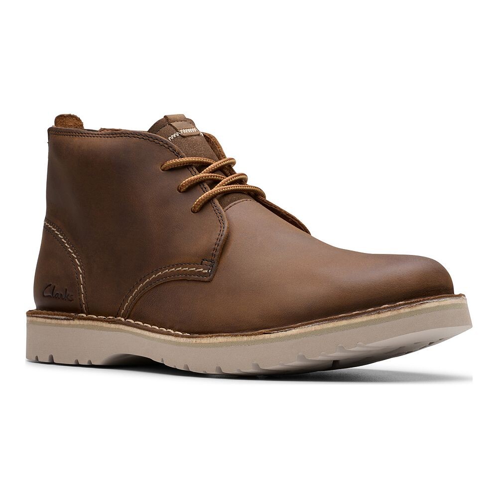 

Мужские кожаные ботинки Clarks Eastridge Mid Mid, цвет Beeswax