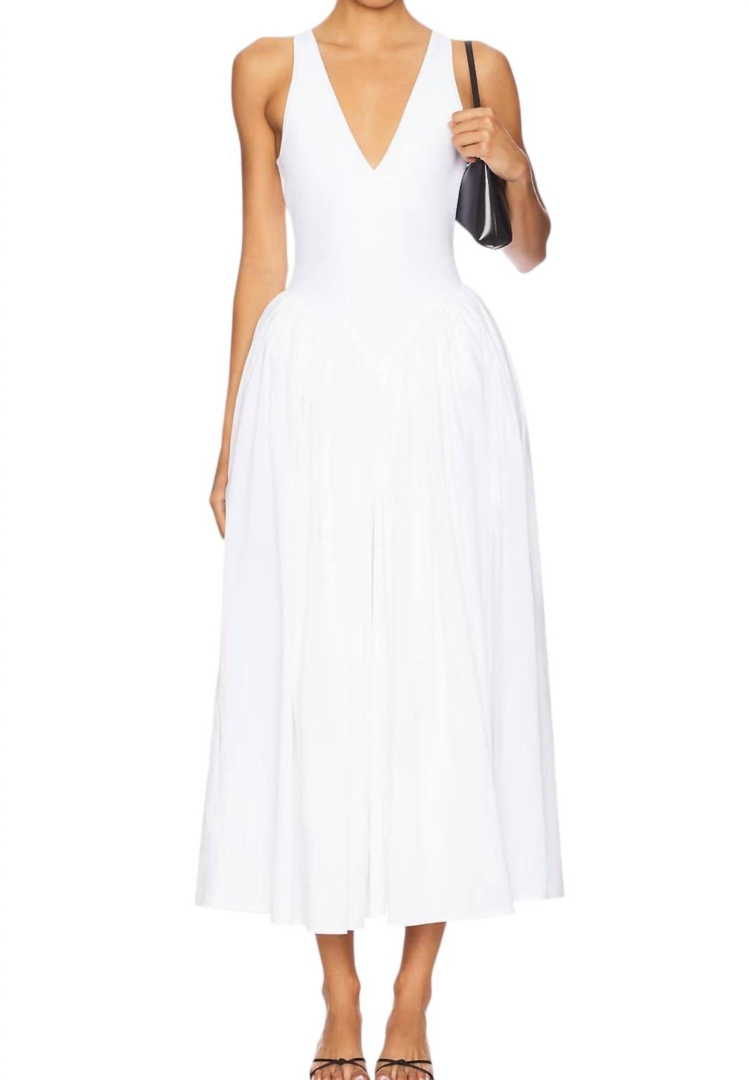 

Сирлинда Макси платье в белом RONNY KOBO