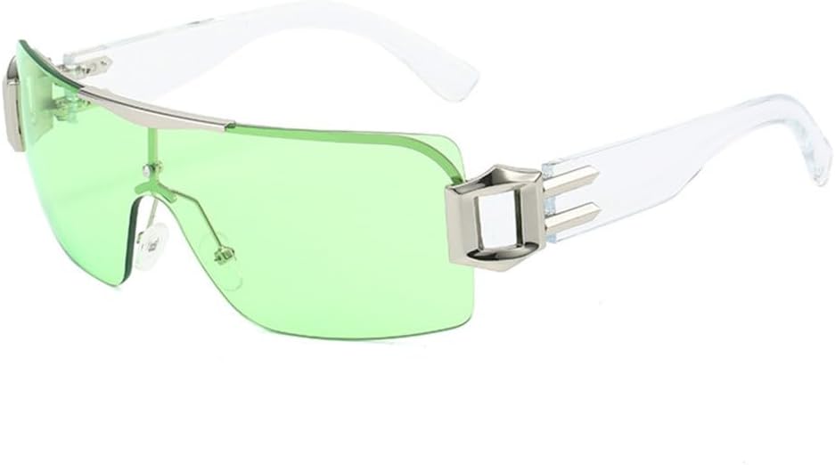 

Модные солнцезащитные очки без оправы класса люкс для женщин и мужчин, с золотистыми шарнирами, цветными поликарбонатными линзами, модные очки с защитой от УФ-излучения UV400 LVTFCO, C4