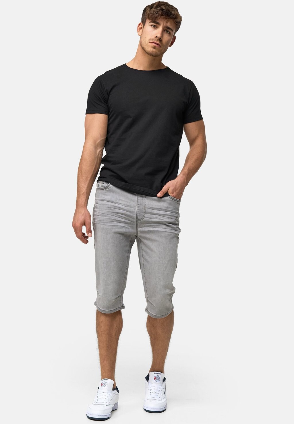 

Брюки VASILE INDICODE JEANS, светло-серый