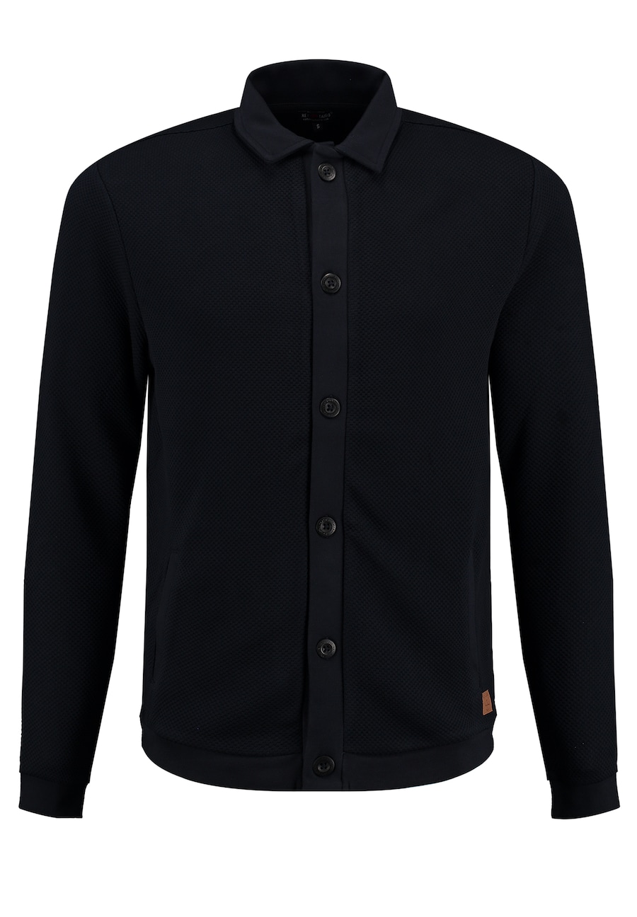 

Толстовка с капюшоном на молнии классического кроя Key Largo STEVE, темно-синий