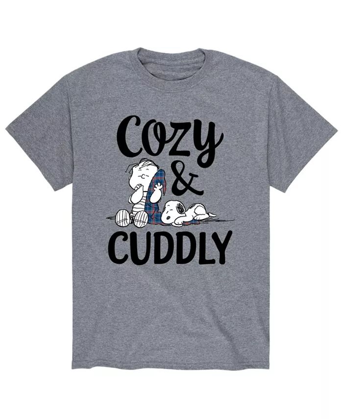 

Футболка мужская Peanuts Cozy Cuddly AIRWAVES, серый
