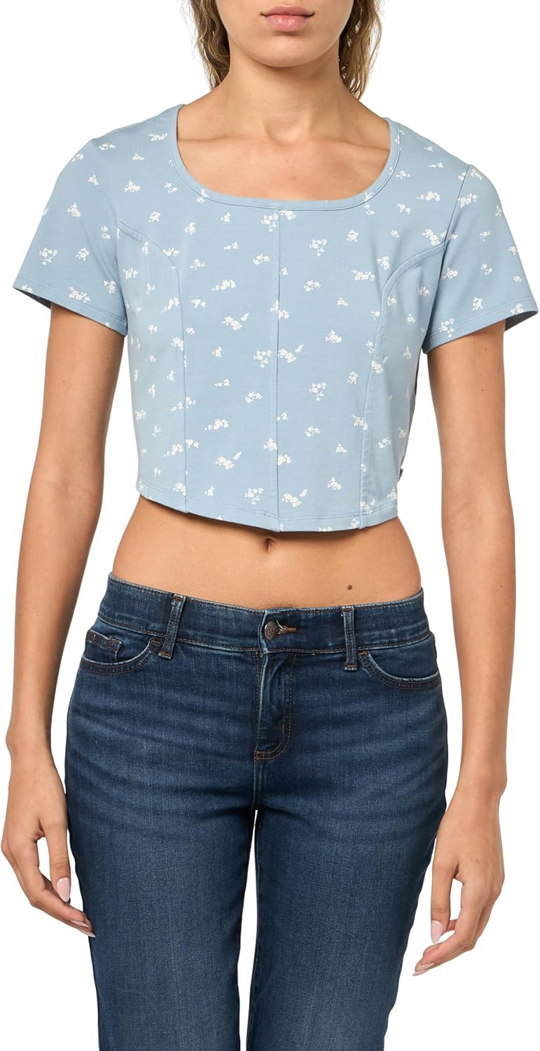 

Женская футболка Levi's Lyra, Lou Ditsy Floral Dusty Blue, Синий, Женская футболка Levi's Lyra, Lou Ditsy Floral Dusty Blue