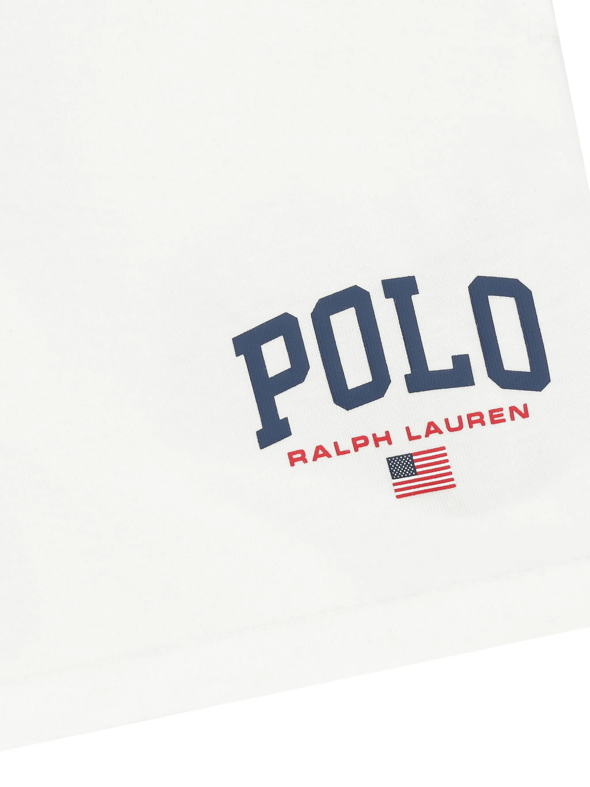 Шорты с логотипом Polo Ralph Lauren Kids, белый — фото 3