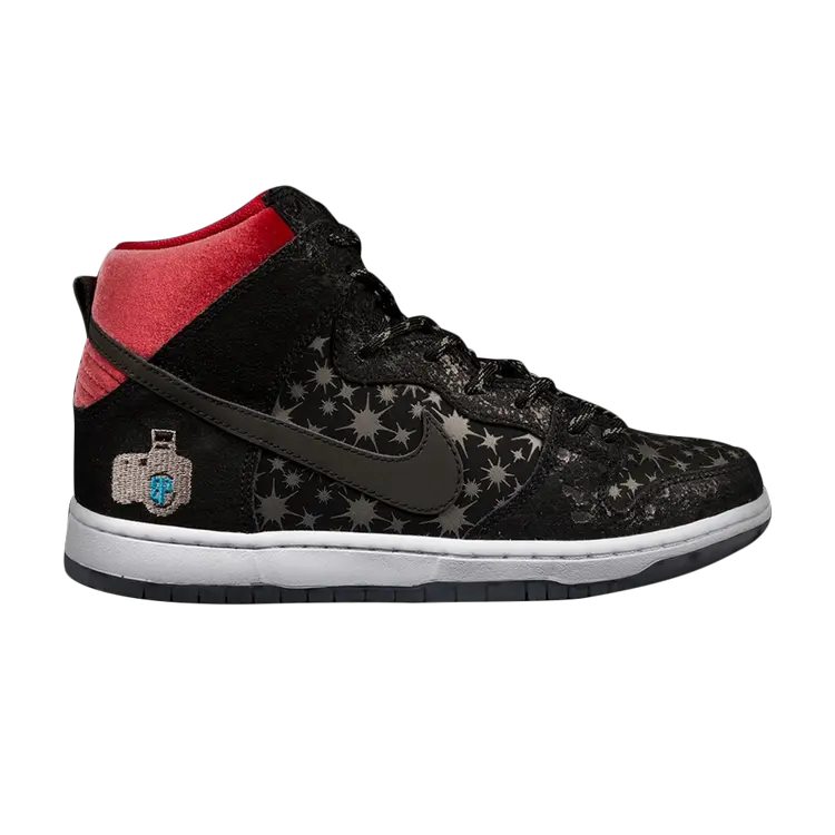 

Кроссовки Nike Dunk High Prem SB BP QS 'Paparazzi', черный