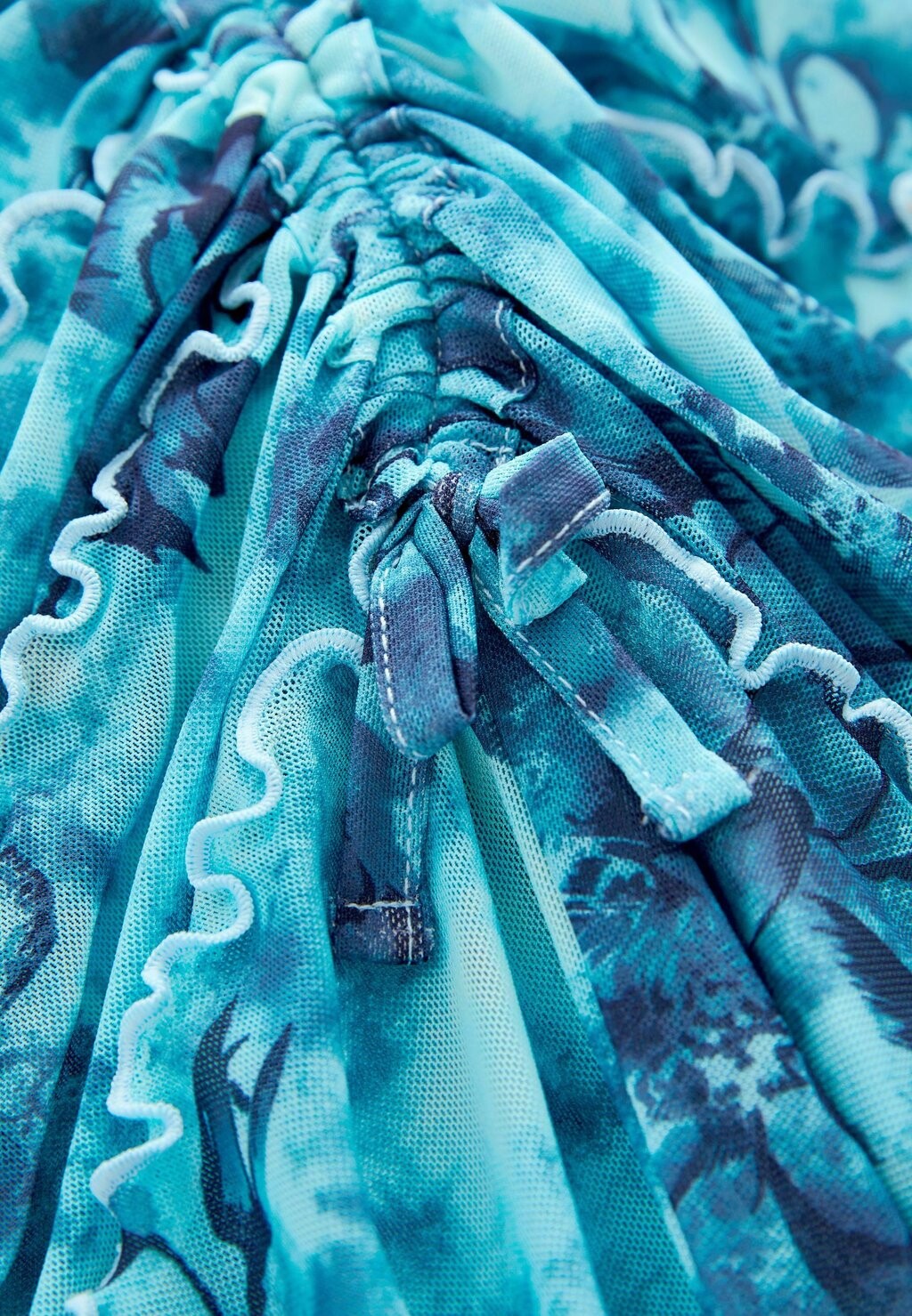 

Юбка-карандаш Printed Asymmetric Regular Fit Next, разноцветный синий с цветочным принтом