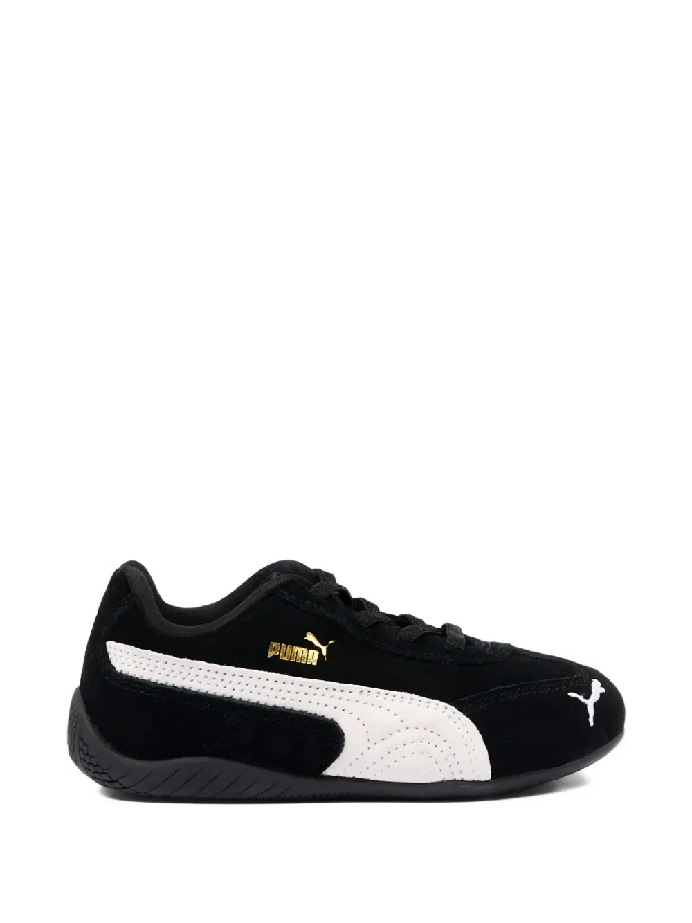 Низкие кроссовки с логотипом Puma Kids, черный — фото 2