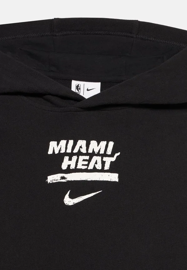 Худи унисекс nba miami heat club Nike Performance, Black — фото 4