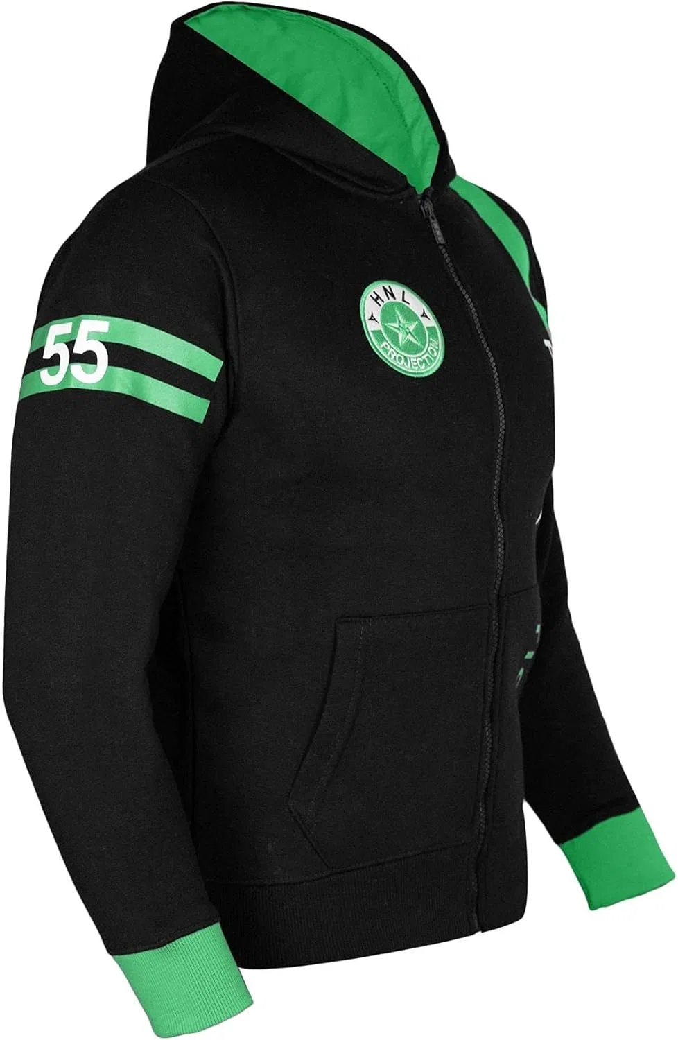 Детский спортивный костюм с капюшоном A2Z 4 Kids, Black & Green — фото 3