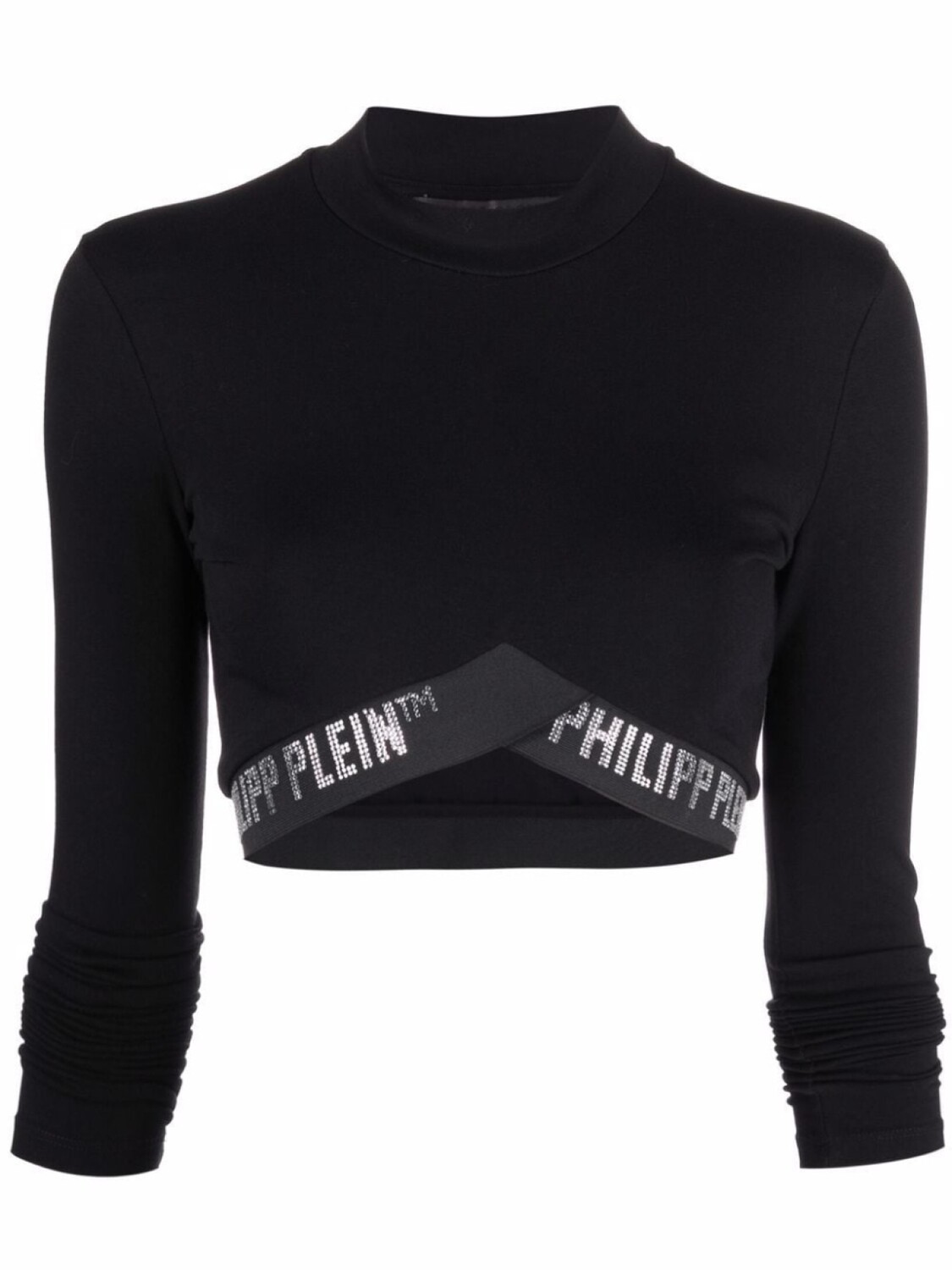 

Philipp Plein топ с логотипом, черный