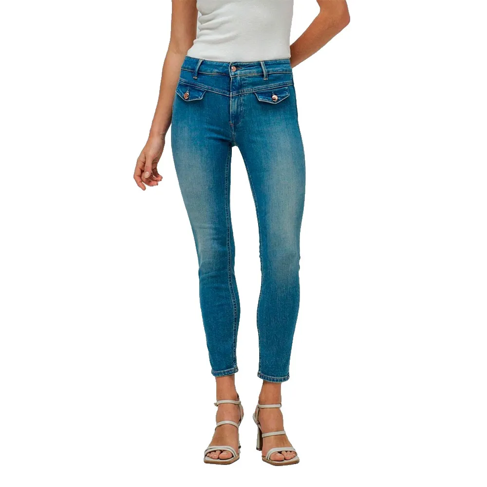 

Джинсы Salsa Destiny Push Up Cropped Skinny Fit, синий