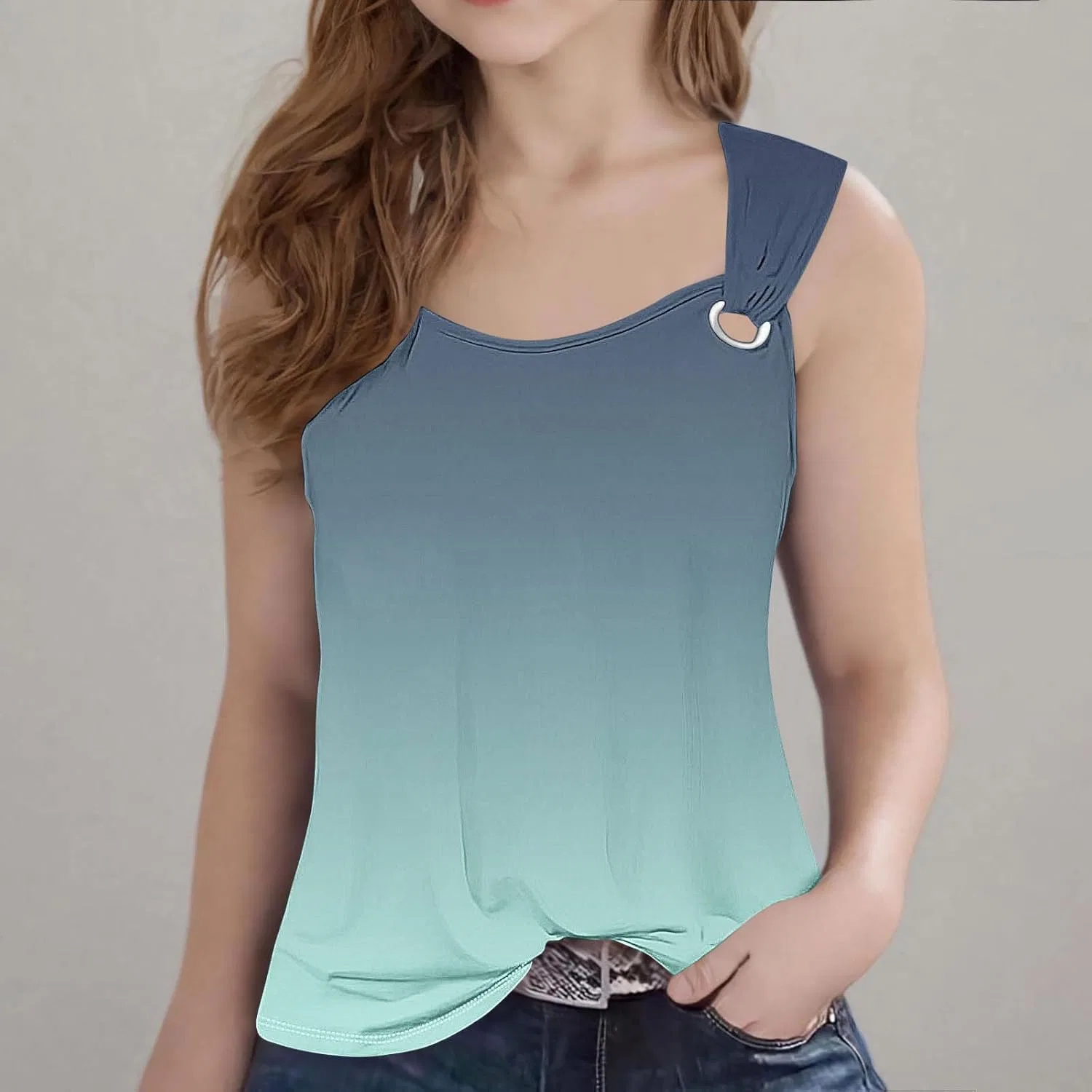Топ-майка на бретелях Zzalalana, Beige — фото 3