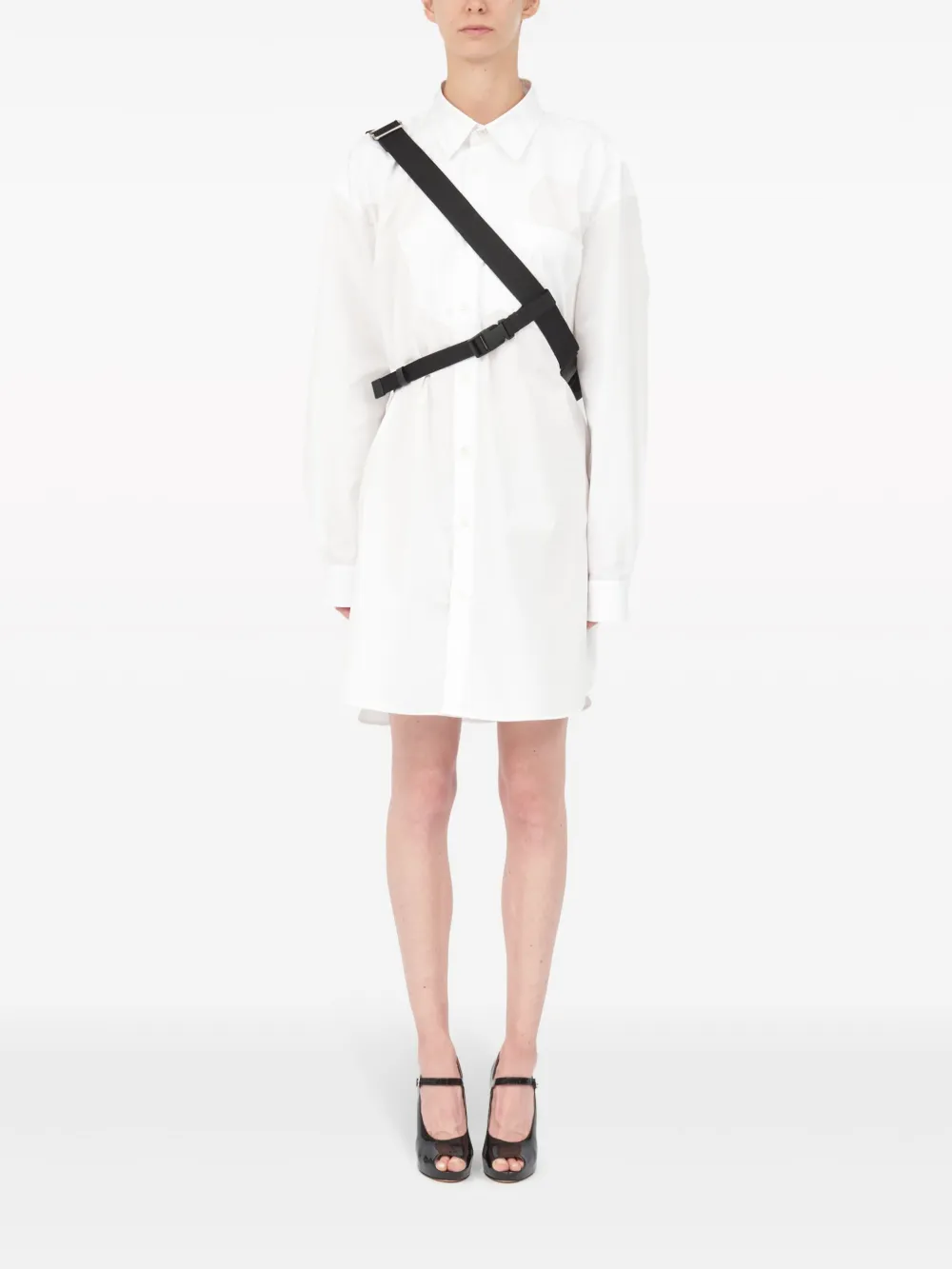 Маленькая сумка-мессенджер Glam Slam MAISON MARGIELA, черный — фото 2