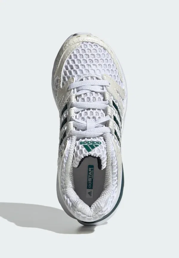 Кроссовки Adidas Originals, облачно-белый, насыщенно-зеленый, основной черный — фото 3