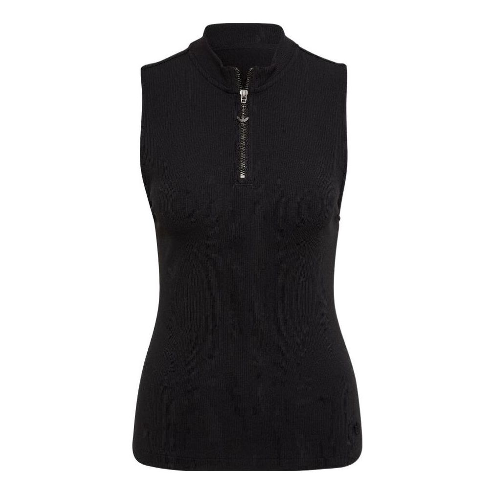 

Жилет adidas Solid Color Cardigan Stand Collar Slim Fit Sports Black Vest
