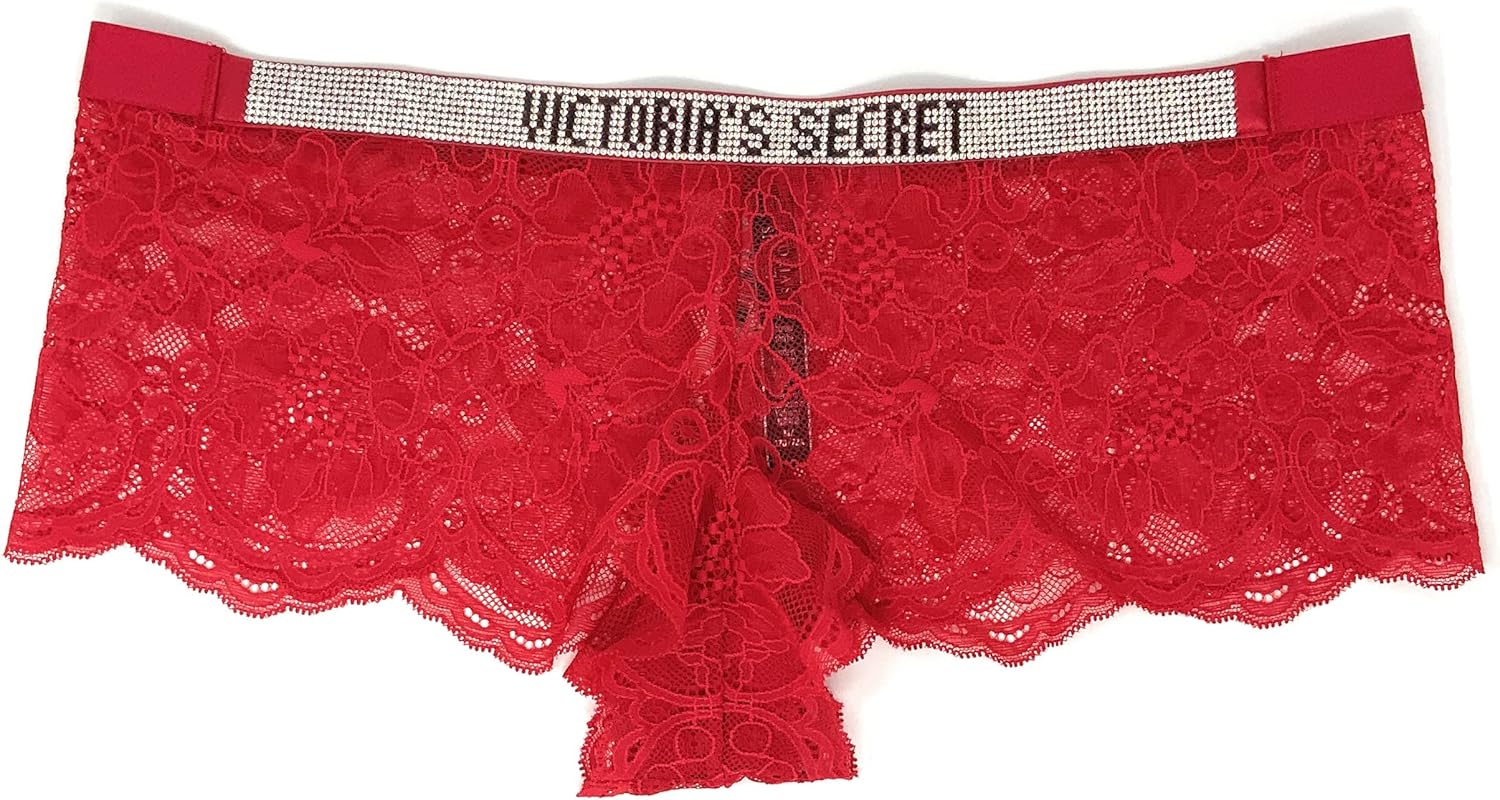 

Victoria's Secret Bombshell Shine, очень сексуальные трусики-шорты, Red Lace