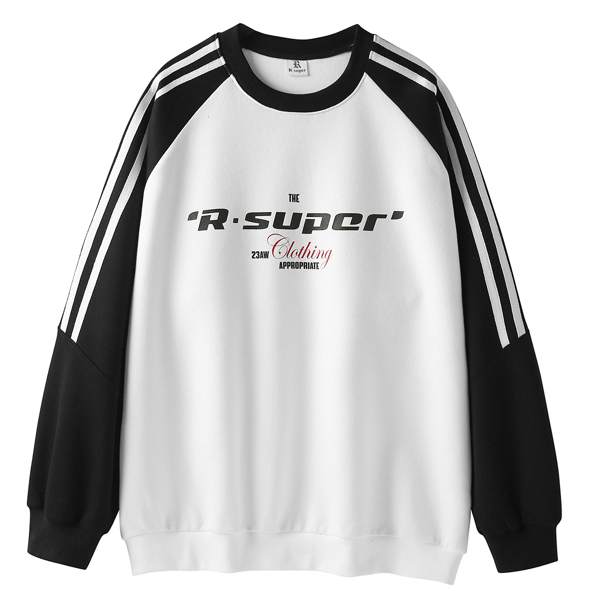 

Свитшот унисекс R.super, All White/Gray
